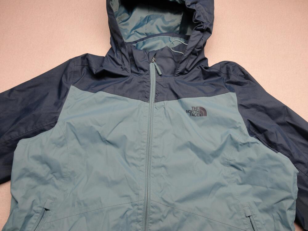 The North Face Jacket Womens XL Blue DryVent Hooded Waterproof Windbreaker - Picture 2 of 10